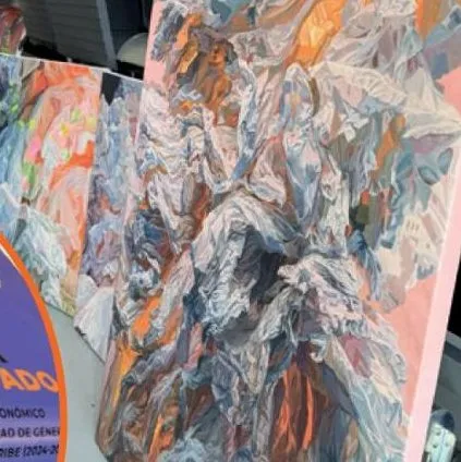 Obra de arte impresa sobre soporte rígido